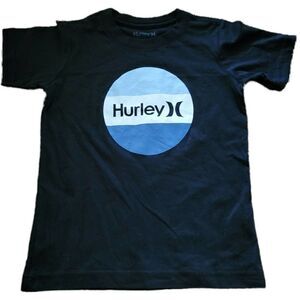 Hurley Boys Black & Blue Logo TShirt
